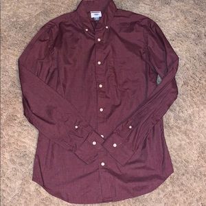 Burgundy Old Navy Button Down Shirt